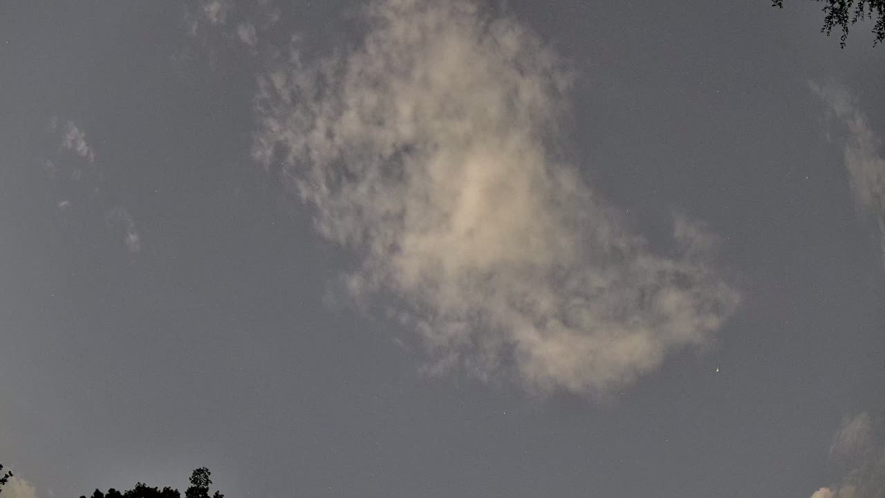 Night-sky still from the Unexplained sighting captured 2026-08-31 01:23 UTC