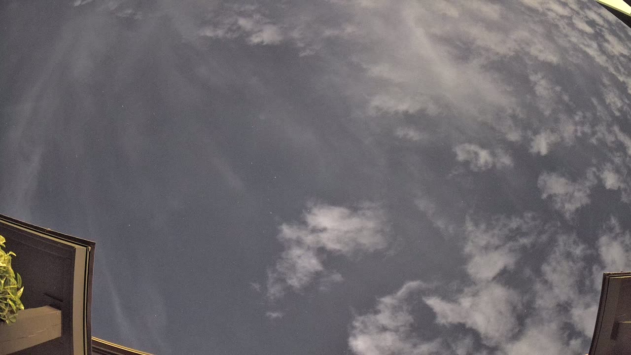 Night-sky still from the Maneuver sighting captured 2026-09-27 05:55 UTC