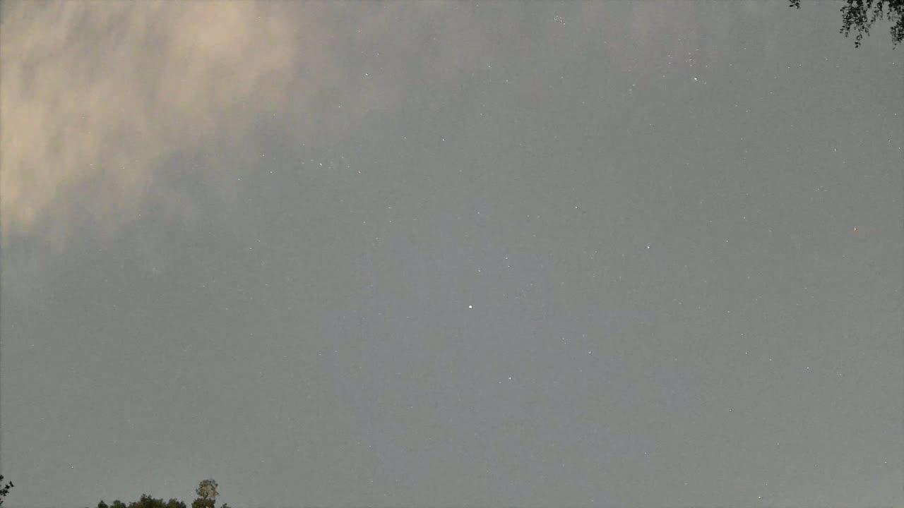 Night-sky still from the Maneuver sighting captured 2026-09-11 10:21 UTC