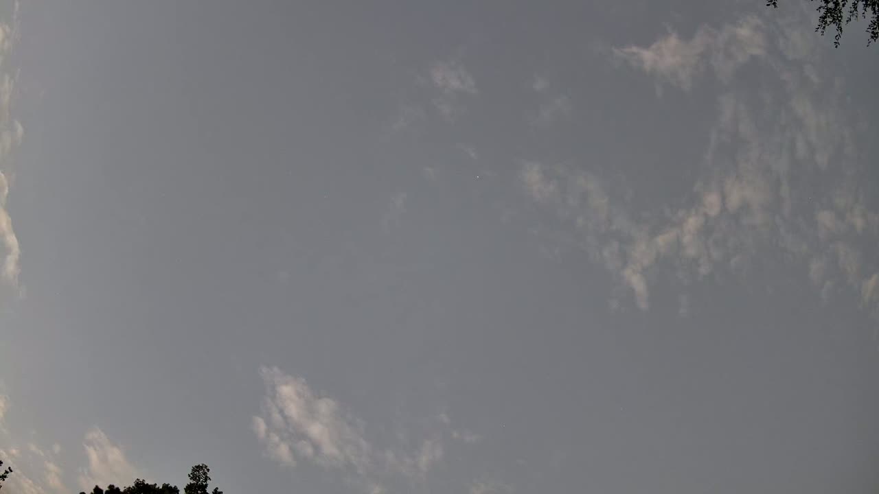 Night-sky still from the Maneuver sighting captured 2026-08-31 01:14 UTC