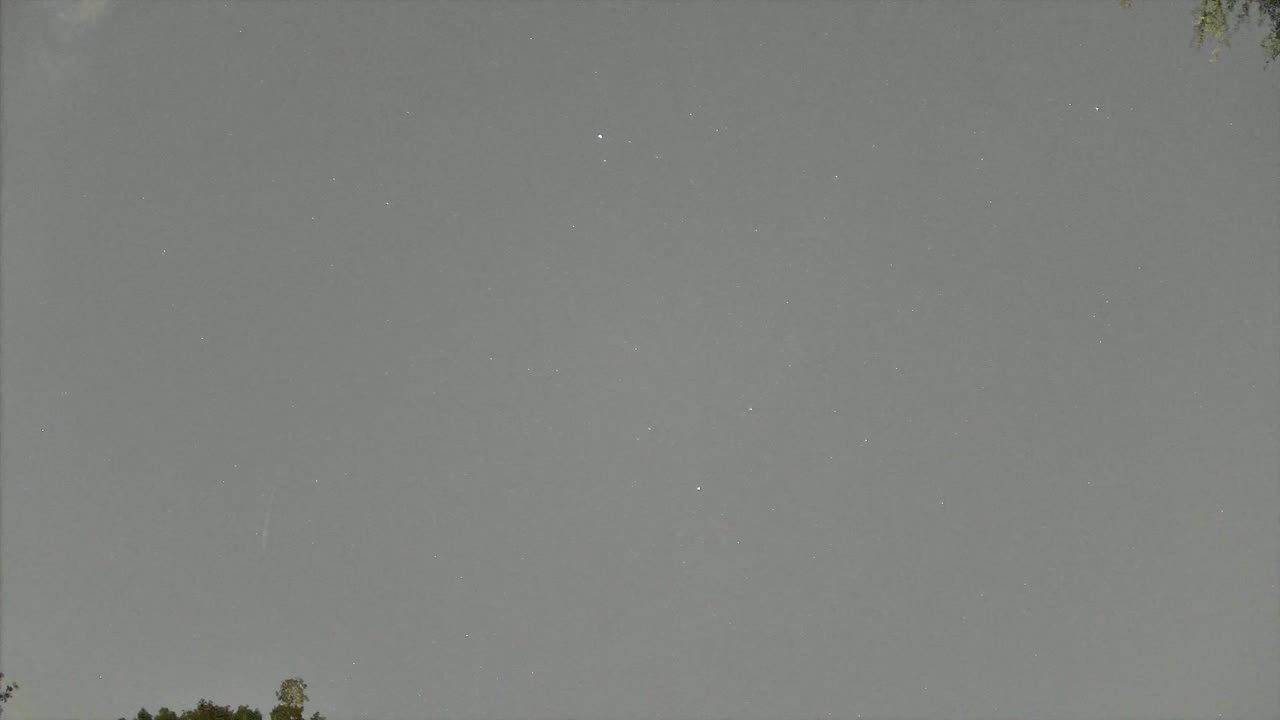 Night-sky still from the Maneuver sighting captured 2026-09-11 01:23 UTC