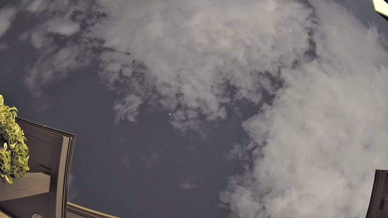 Night-sky still from the Satellite sighting captured 2026-10-14 11:23 UTC