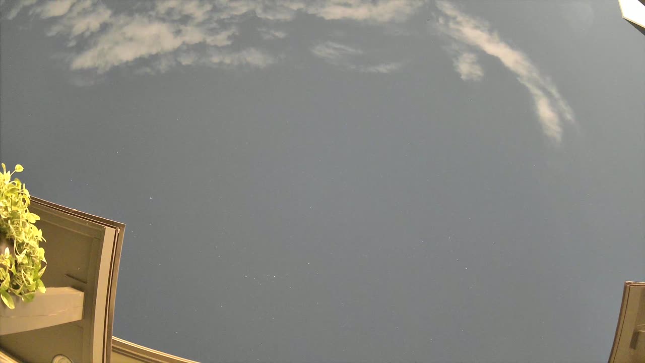 Night-sky still from the Maneuver sighting captured 2026-10-08 08:13 UTC