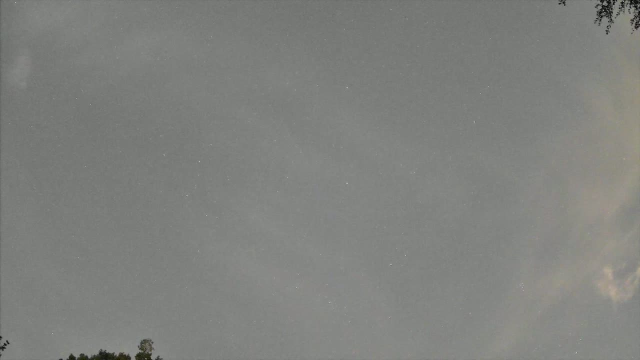 Night-sky still from the Maneuver sighting captured 2026-09-09 07:34 UTC