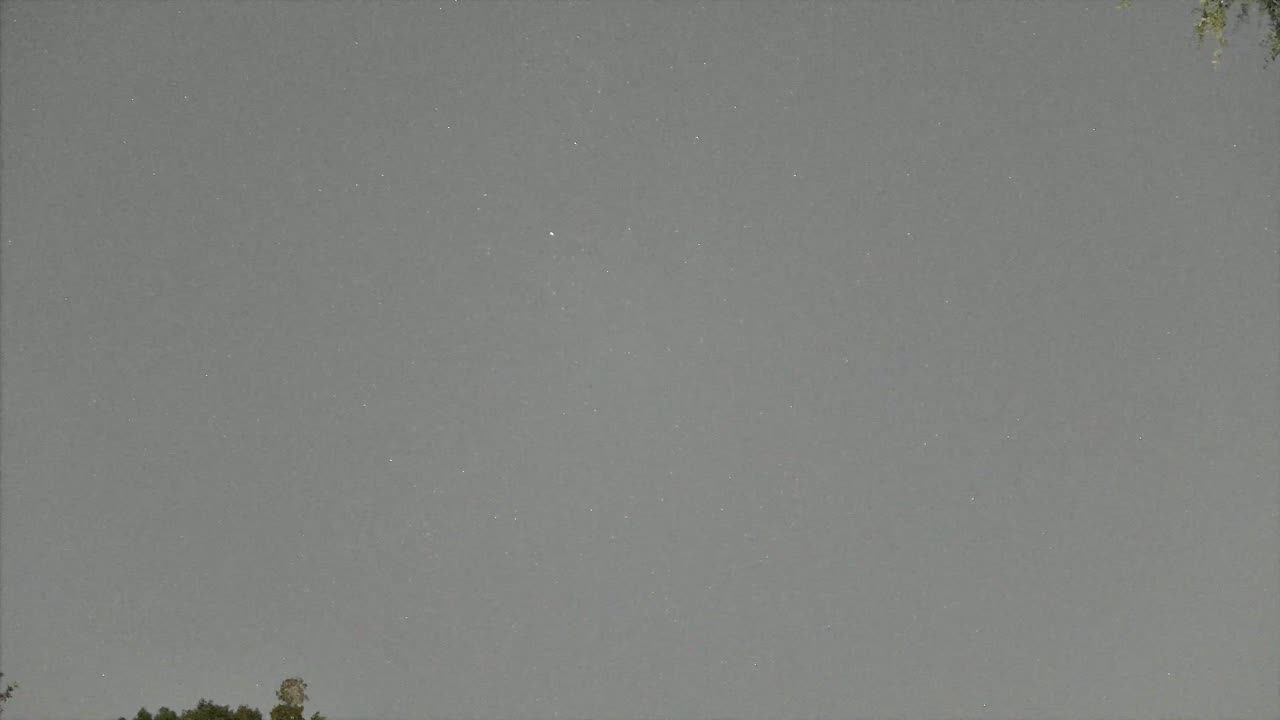 Night-sky still from the Maneuver sighting captured 2026-09-07 03:27 UTC