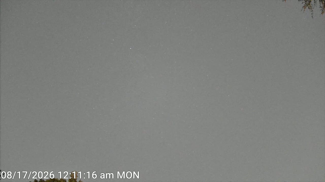 Night-sky still from the Unexplained sighting captured 2026-08-17 05:11 UTC