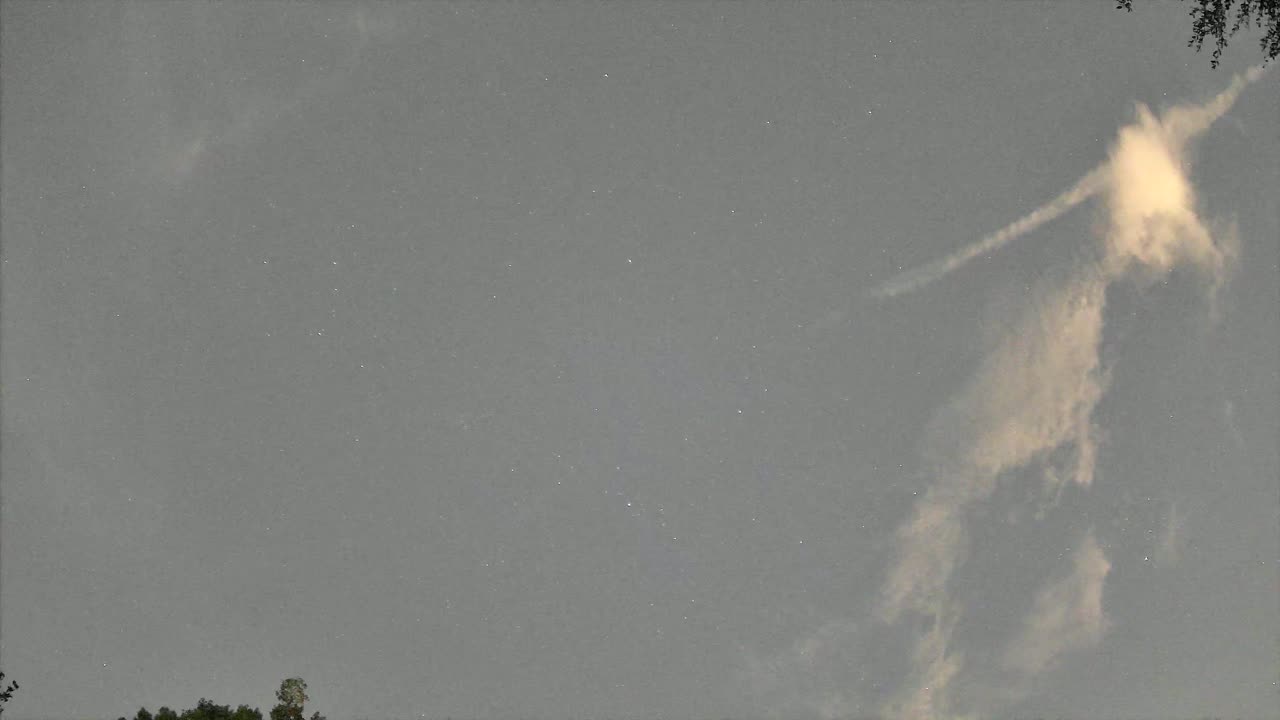 Night-sky still from the Maneuver sighting captured 2026-09-09 08:17 UTC