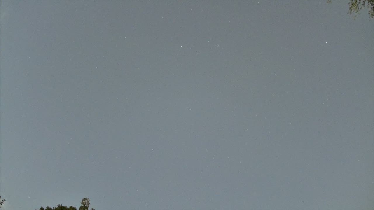 Night-sky still from the Maneuver sighting captured 2026-09-11 01:12 UTC