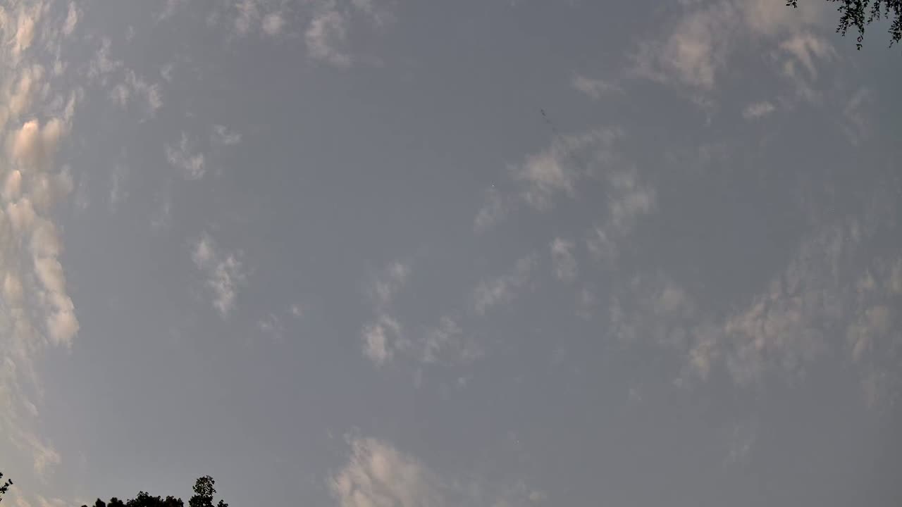 Night-sky still from the Maneuver sighting captured 2026-08-31 01:12 UTC