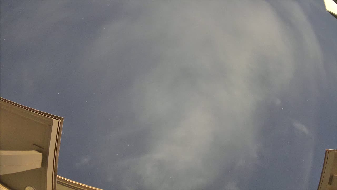 Night-sky still from the Aircraft sighting captured 2026-10-17 00:55 UTC