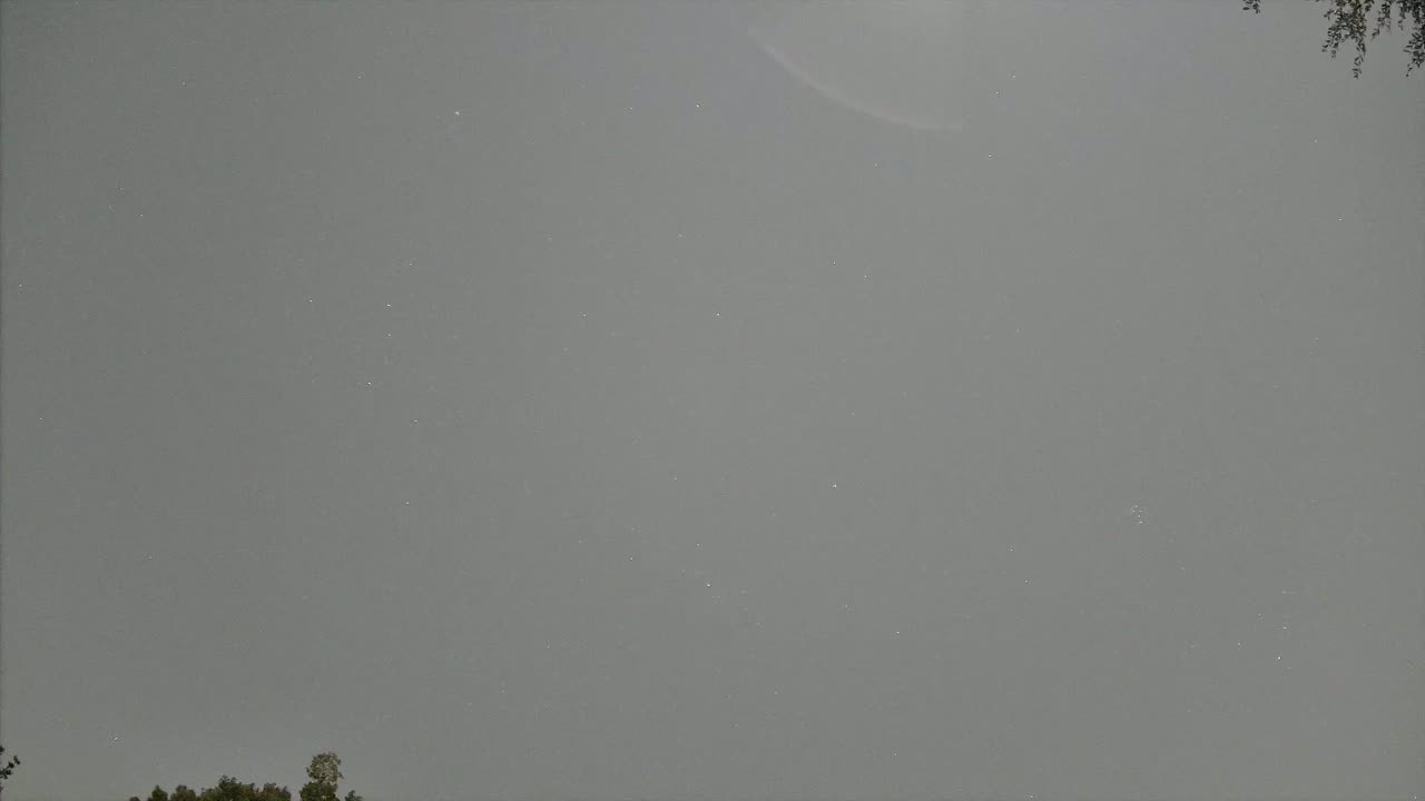Night-sky still from the Unexplained sighting captured 2026-08-31 08:43 UTC