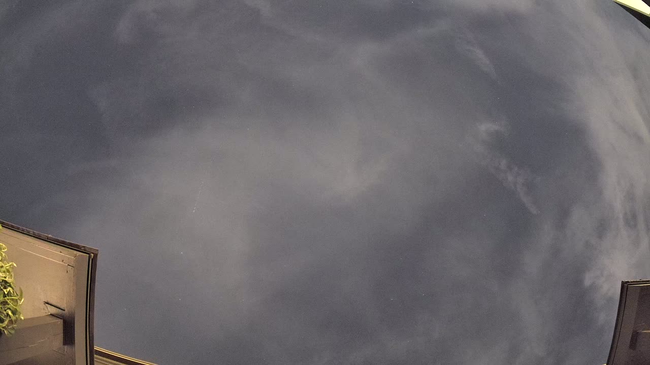 Night-sky still from the Maneuver sighting captured 2026-09-25 01:17 UTC