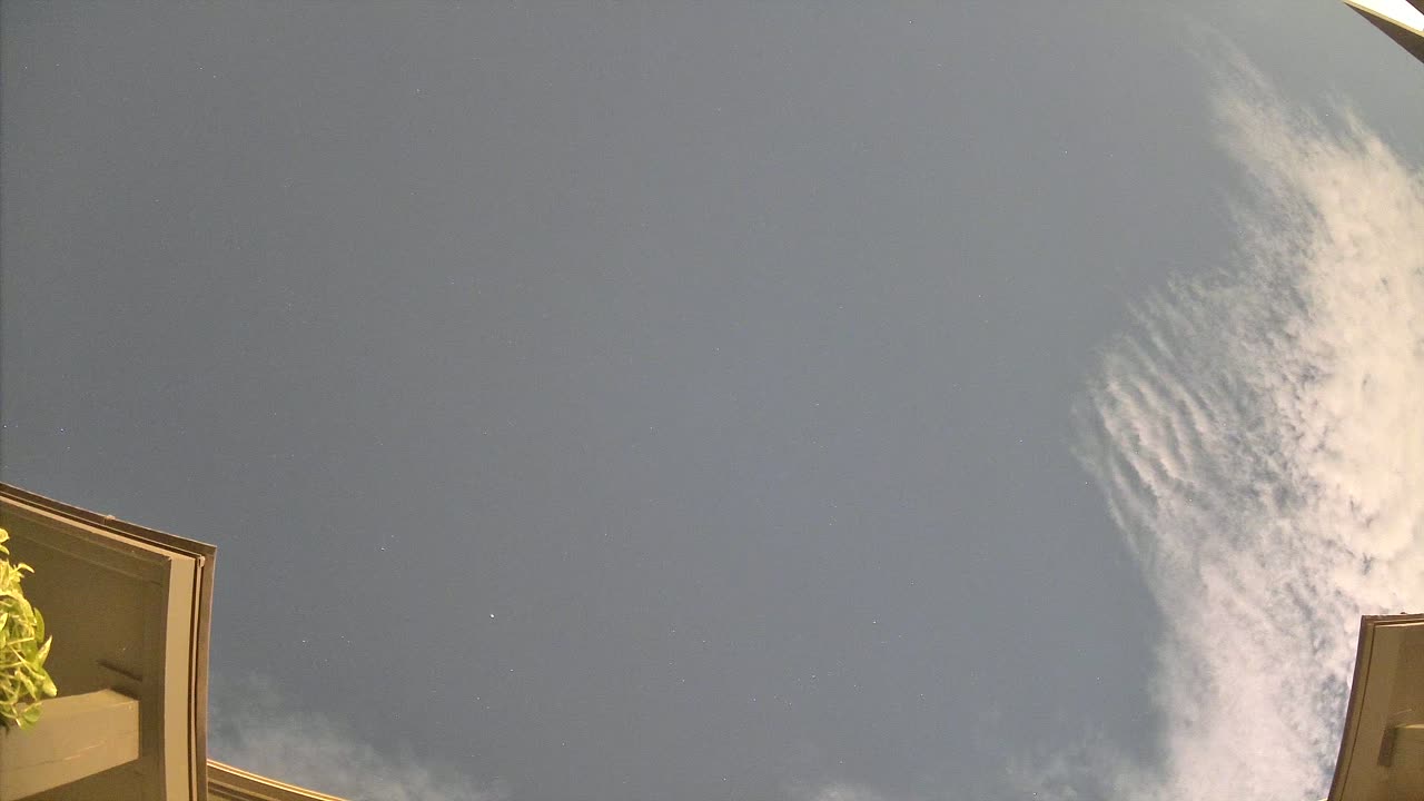 Night-sky still from the Maneuver sighting captured 2026-09-28 10:17 UTC