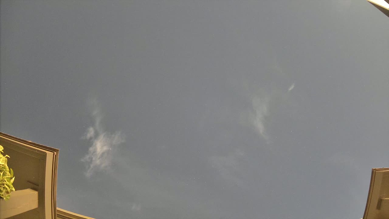 Night-sky still from the Maneuver sighting captured 2026-09-27 09:43 UTC