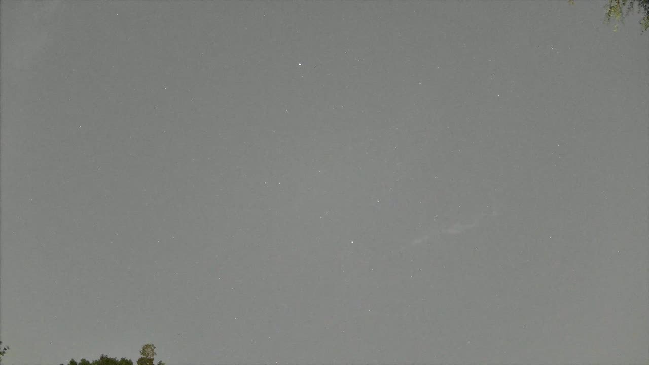 Night-sky still from the Maneuver sighting captured 2026-09-11 01:27 UTC