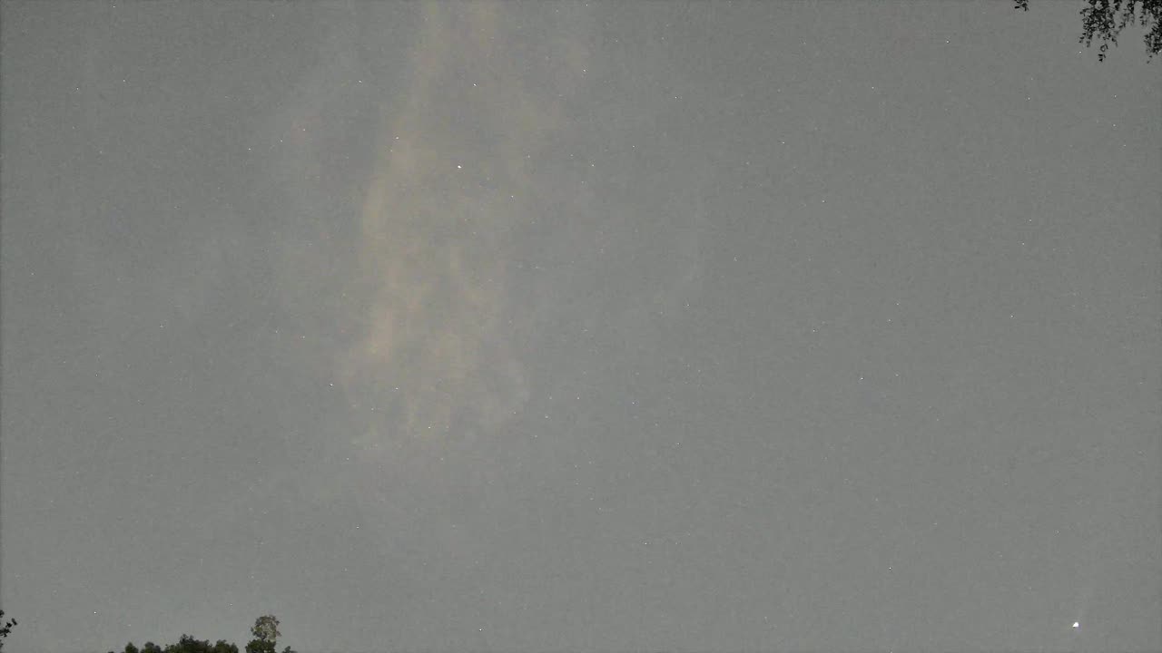 Night-sky still from the Unexplained sighting captured 2026-09-11 03:37 UTC