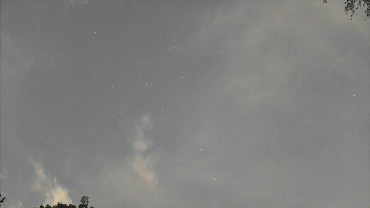 Night-sky still from the Maneuver sighting captured 2026-09-07 10:04 UTC
