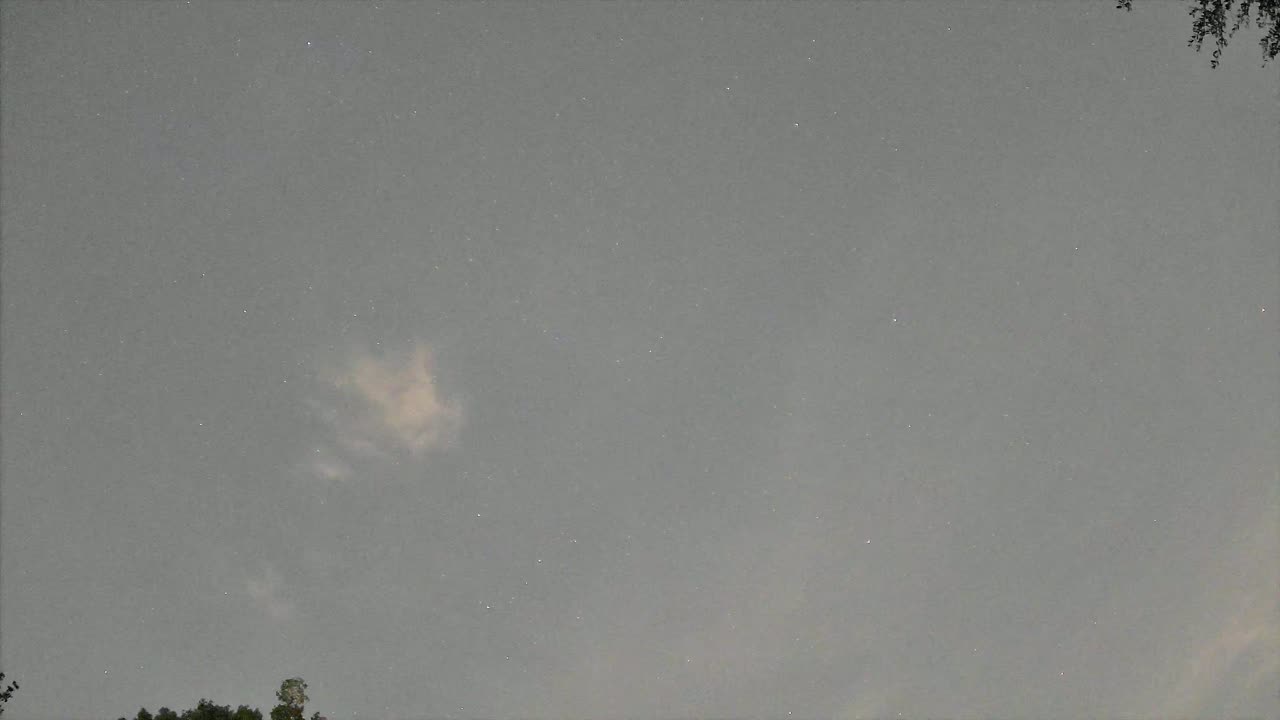 Night-sky still from the Maneuver sighting captured 2026-09-10 05:19 UTC