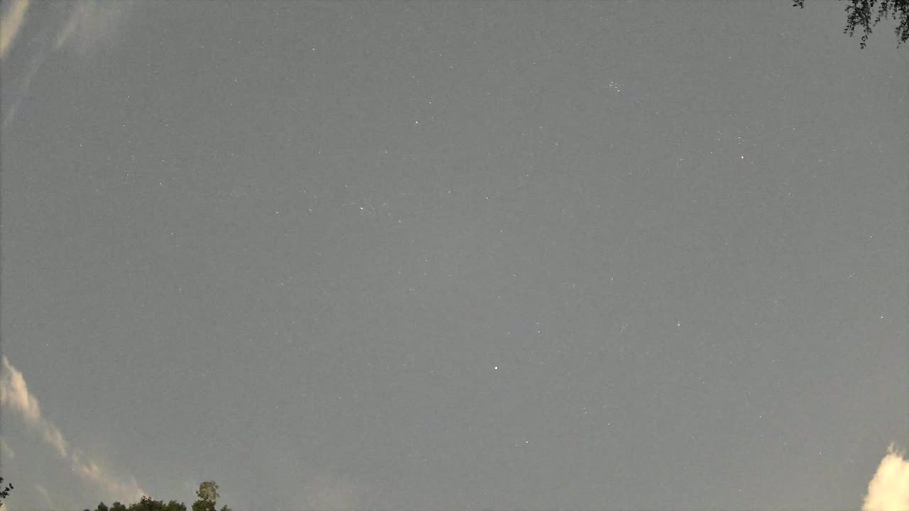 Night-sky still from the Maneuver sighting captured 2026-09-09 09:55 UTC