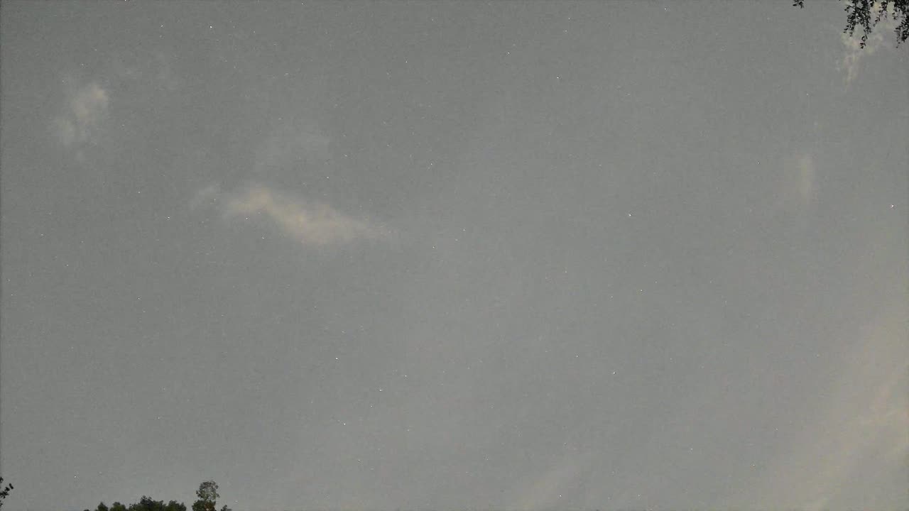 Night-sky still from the Maneuver sighting captured 2026-09-10 05:24 UTC