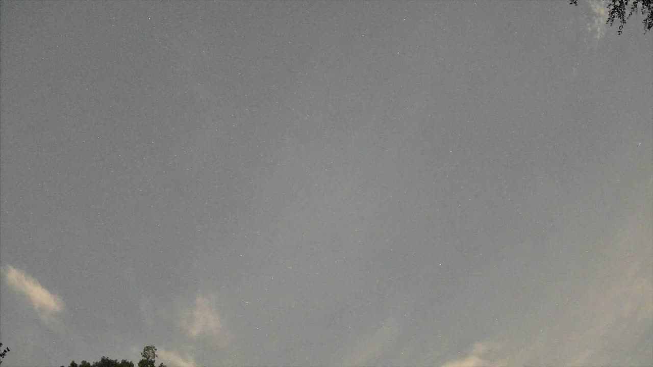 Night-sky still from the Maneuver sighting captured 2026-09-10 05:26 UTC