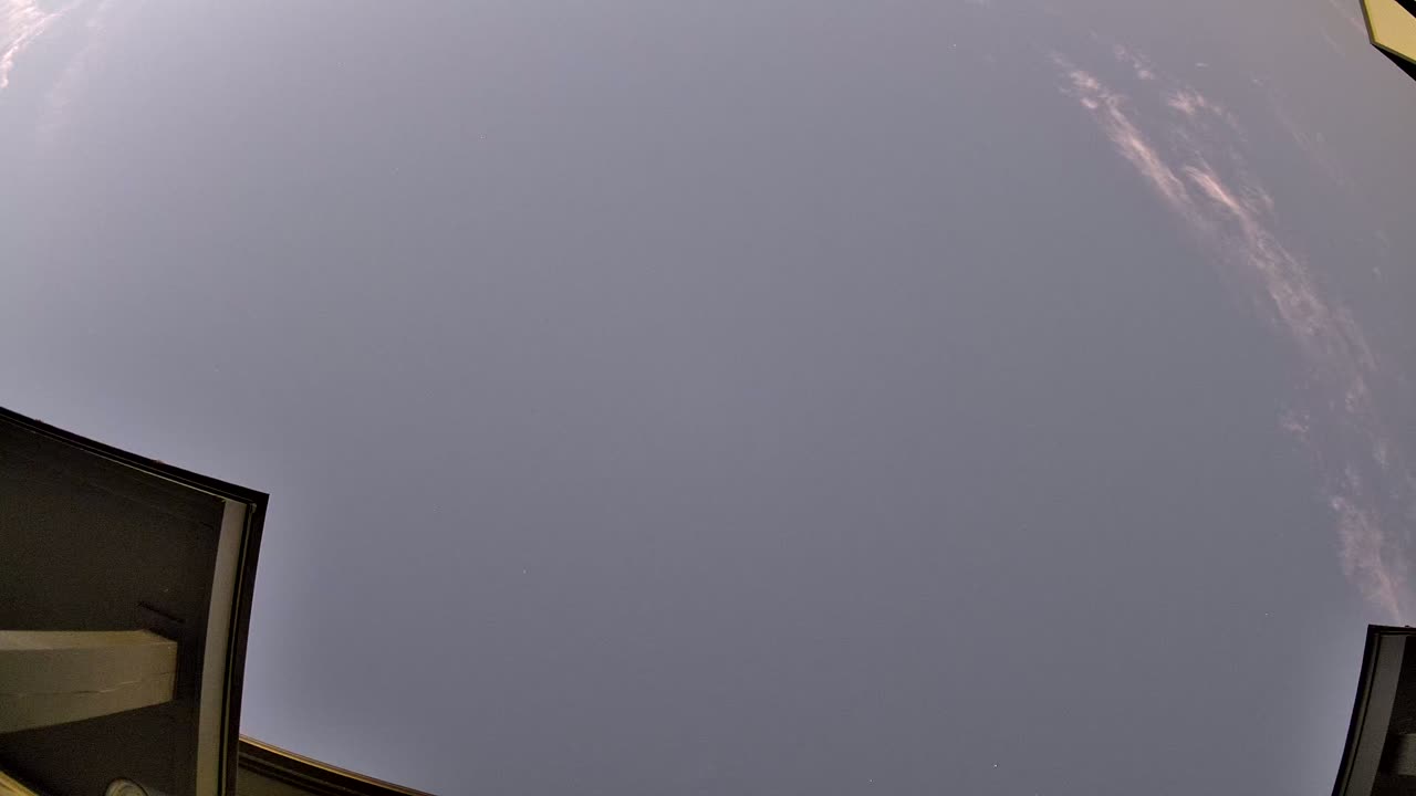 Night-sky still from the Aircraft sighting captured 2026-10-19 11:55 UTC