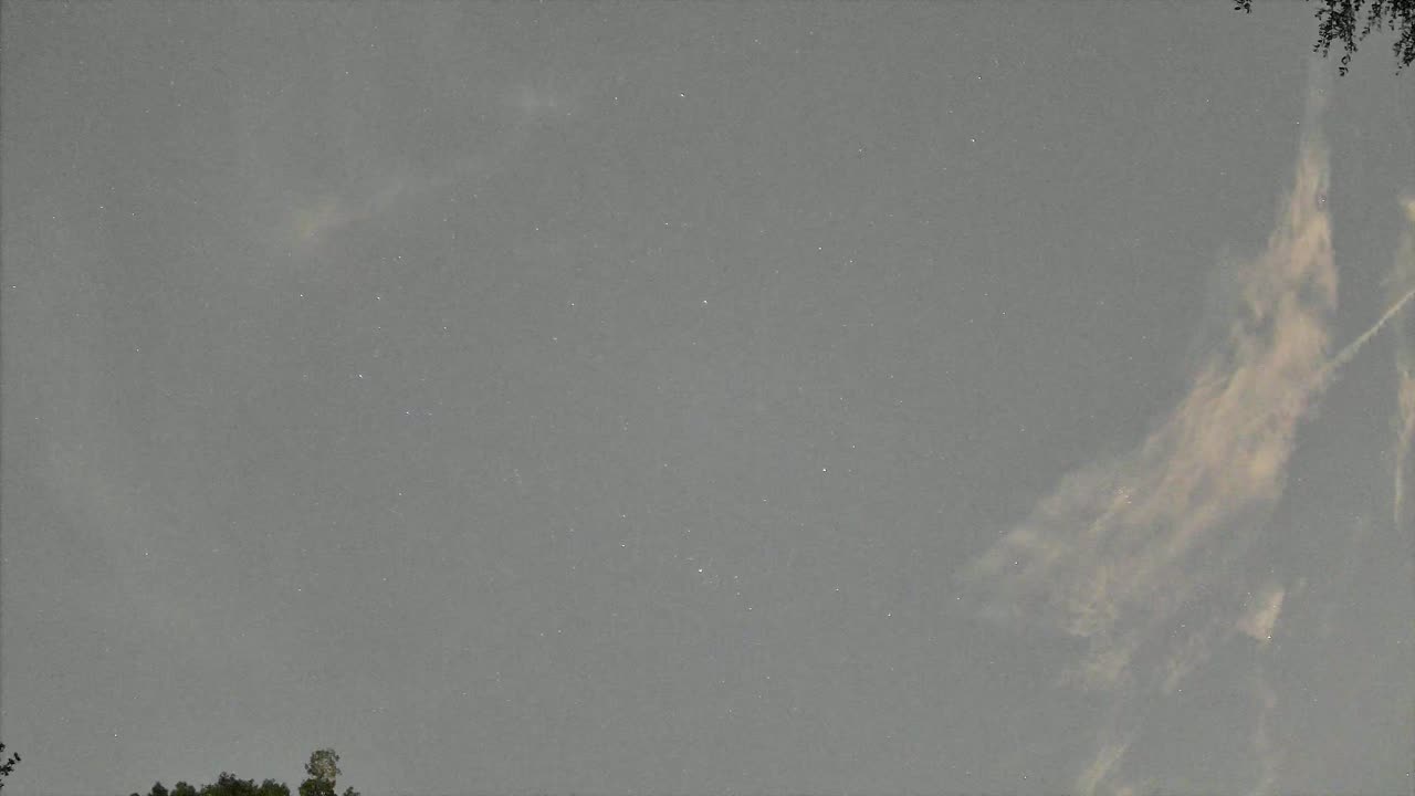 Night-sky still from the Maneuver sighting captured 2026-09-09 08:12 UTC