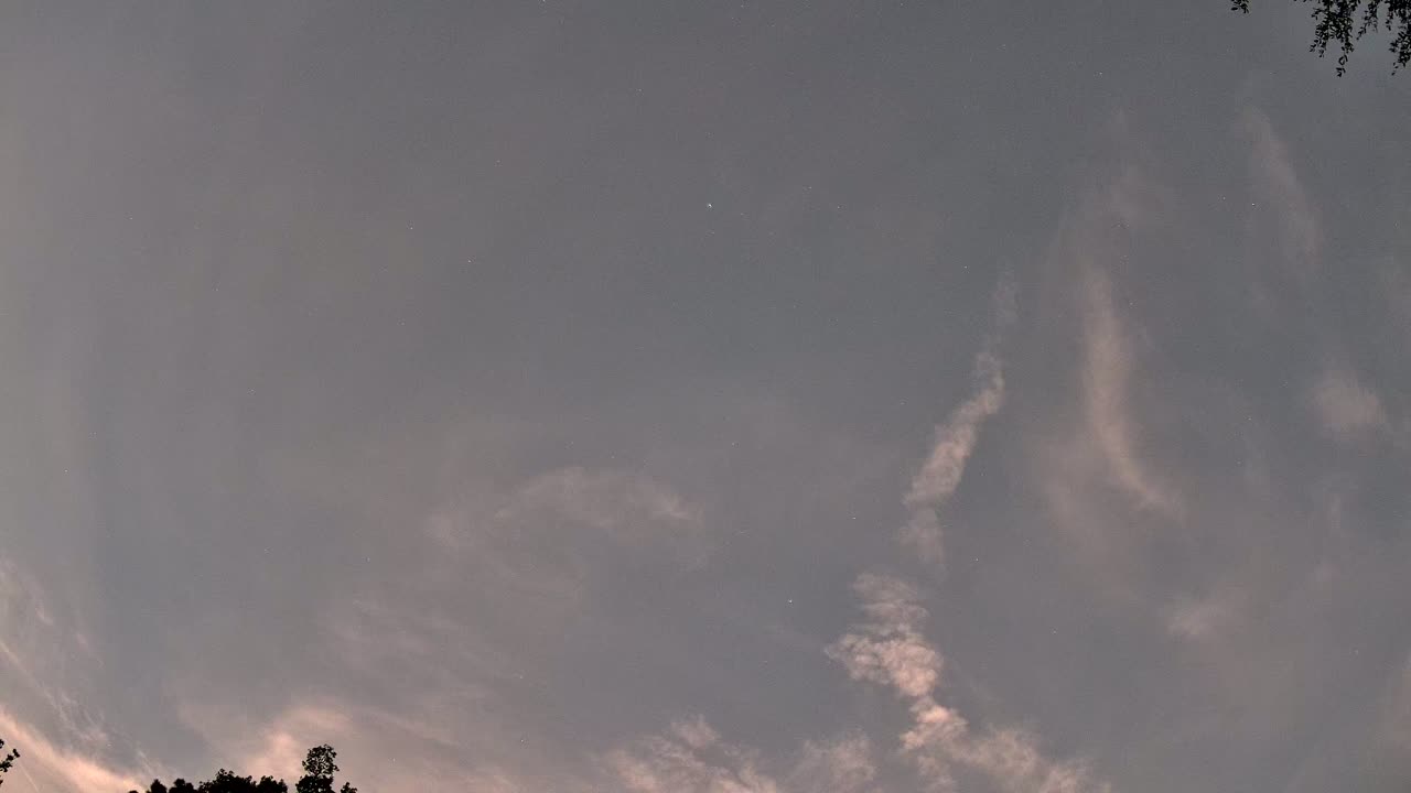 Night-sky still from the Maneuver sighting captured 2026-09-08 01:12 UTC