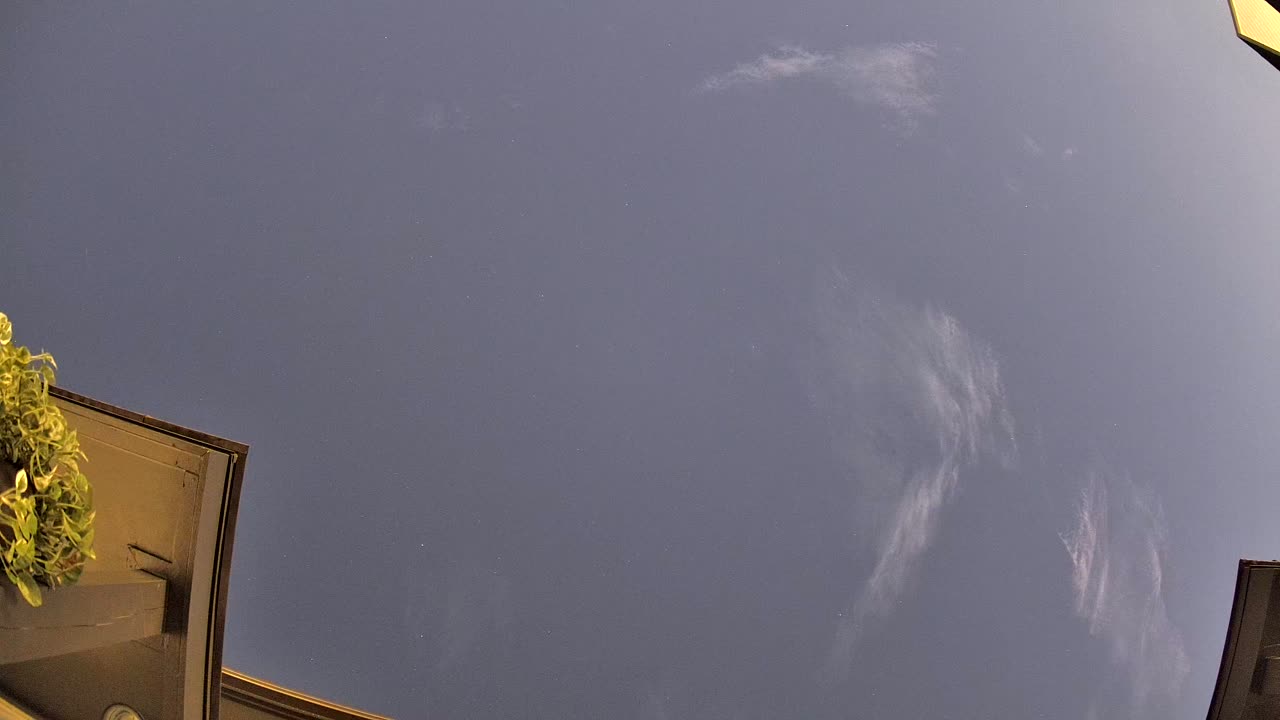 Night-sky still from the Aircraft sighting captured 2026-10-14 00:27 UTC