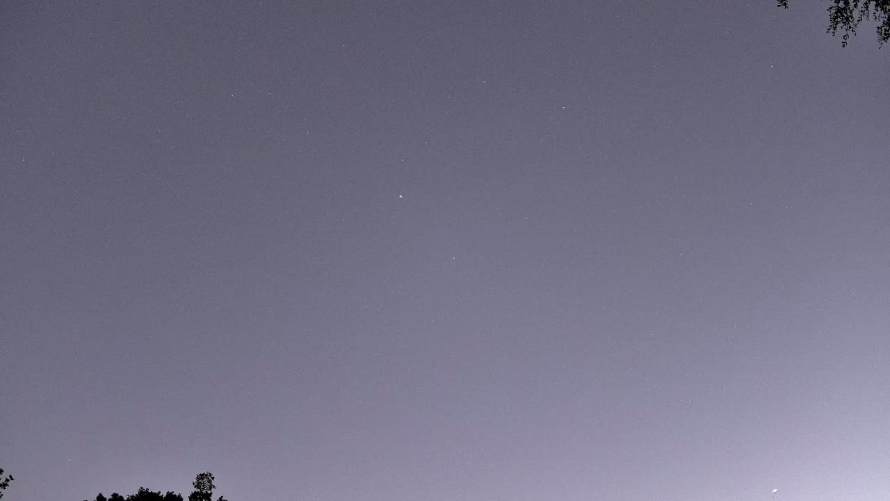Night-sky still from the Unexplained sighting captured 2026-09-11 11:27 UTC