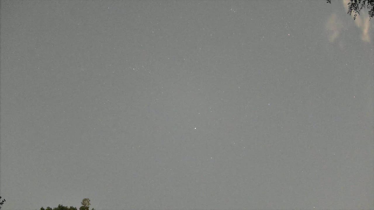 Night-sky still from the Maneuver sighting captured 2026-09-11 10:19 UTC